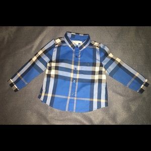 Burberry baby shirt and jeans